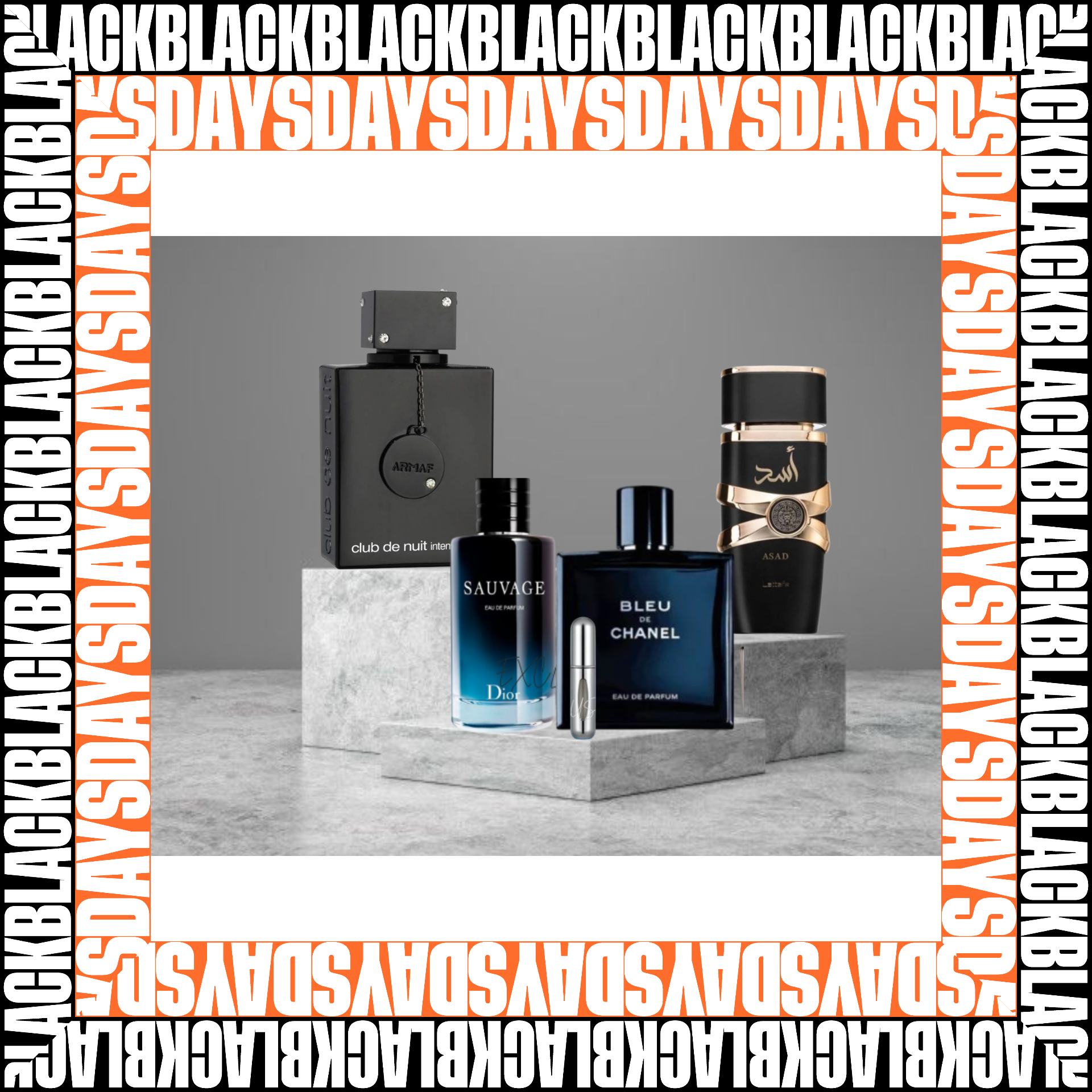 KIT 4 PERFUMES+PERFUMERO BLACK DAYS